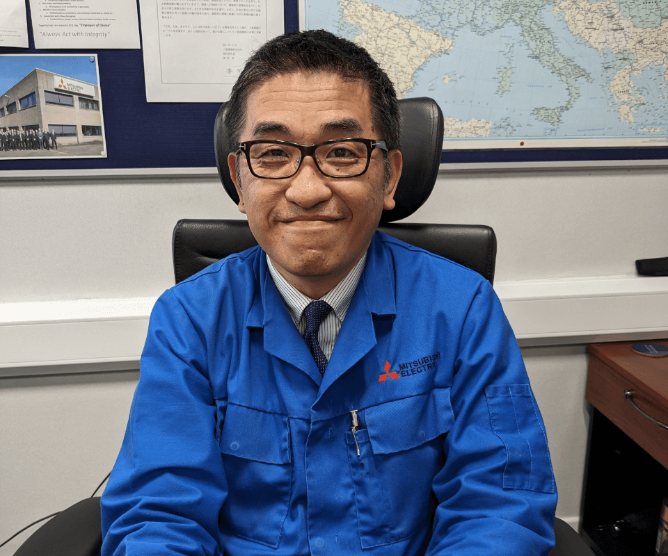 Mr. Taro Hattori, President of Mitsubishi Electric
